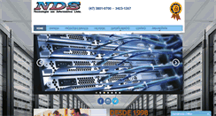 Desktop Screenshot of ndstecnologia.com.br